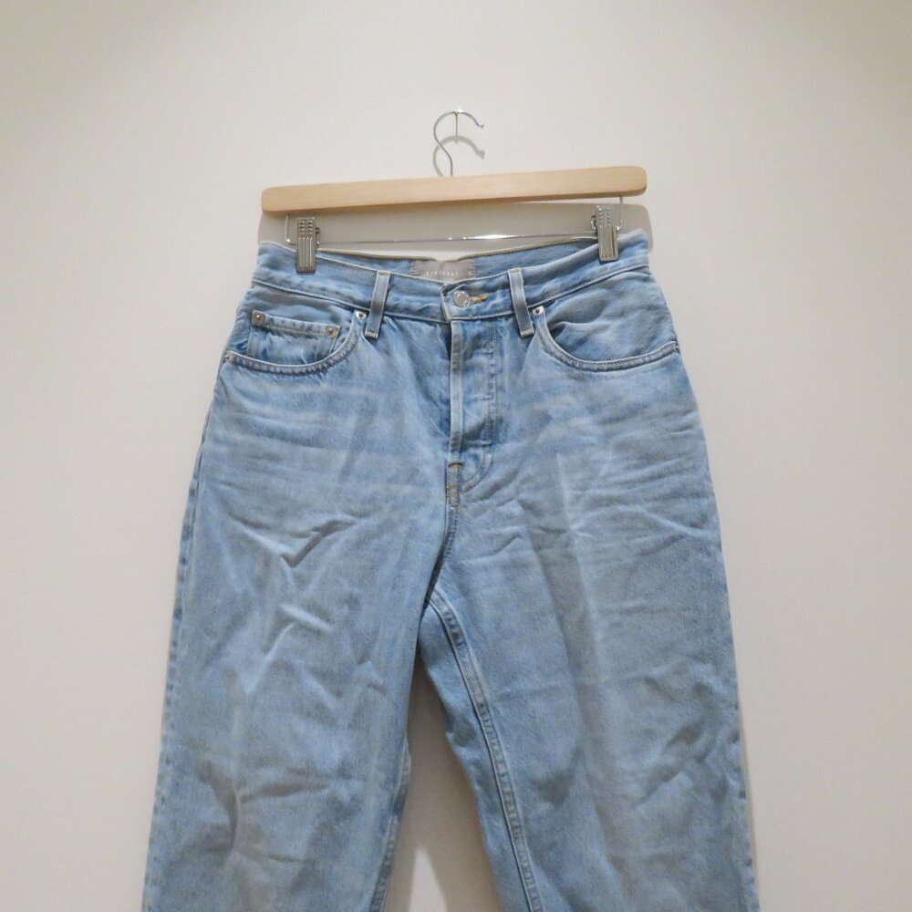 EVERLANE The 90's Cheeky Jeans in Diamond Light Wash Size 26 Minimalist Preppy - Picture 10 of 14